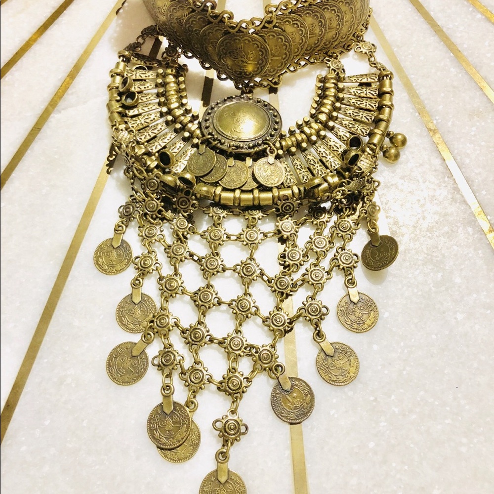 Anthropologie Statement Extra Large Bib Necklace